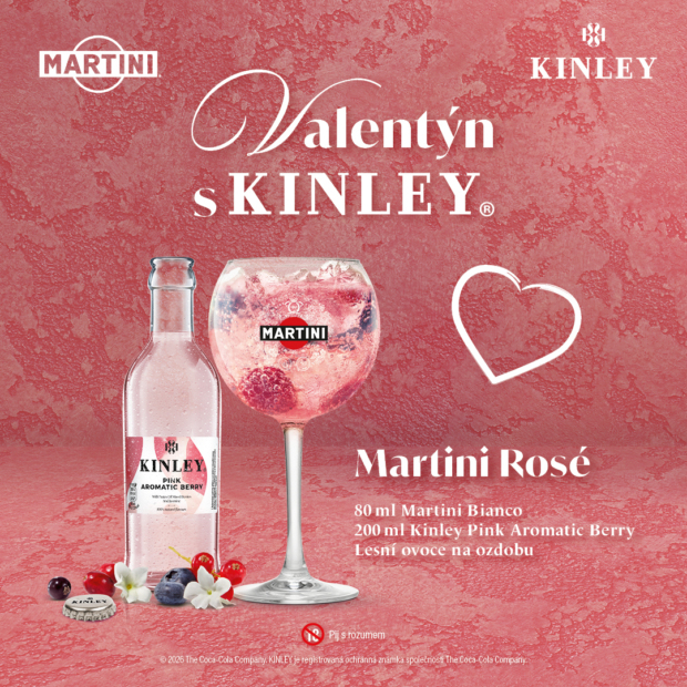 Oslavte Valentýna stylově: Martini Rosé za speciální cenu